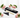 384Hz weighted tuning fork with wooden mallet and black velvet pouch on white marble with soft pink roses — Heavenly Crystals Online