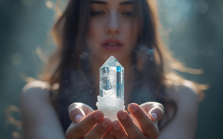 Transformative healing crystals including labradorite, malachite, moonstone, smoky quartz and carnelian for spiritual growth and emotional release