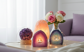 Crystal Home Decor – Lamps, Candle Holders & Spiritual Accents