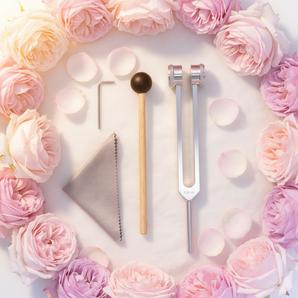 128Hz Weighted Tuning Fork | Deep Healing & Body Resonance - Heavenly Crystals Online