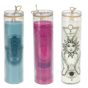 Spiritual Tall Candle - 5 Assorted