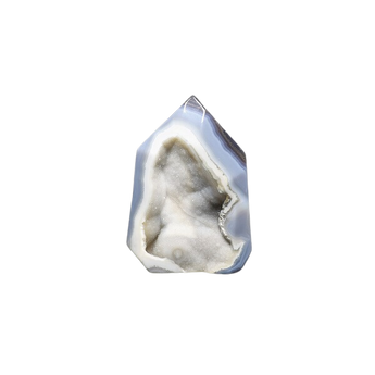 Agate Aura Druzy Tower (322g) – High‑Vibration Clarity & Calming Energy - Heavenly Crystals Online