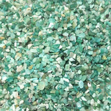 Amazonite Crystal Chips (100g) Pouch for Calm, Clarity & Throat Chakra Balance - Heavenly Crystals Online