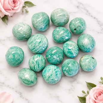 Amazonite Tumbled Stone – Peace, Harmony & Emotional Balance - Heavenly Crystals Online