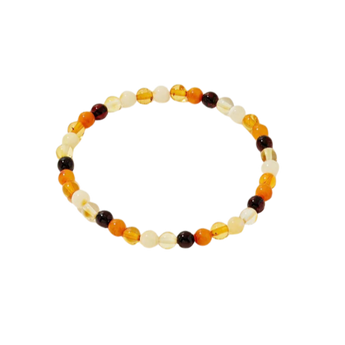 Amber Natural Crystal Bracelet (5mm) | Protection, Balance & Gentle Healing - Heavenly Crystals Online