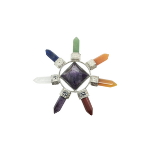 Amethyst Chakra Crystal Energy Generator – Healing, Balance & Spiritual Alignment - Heavenly Crystals Online