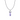 Amethyst Double Terminated Pendant with Black Cord (B) – Intuition, Calm & Spiritual Protection - Heavenly Crystals Online
