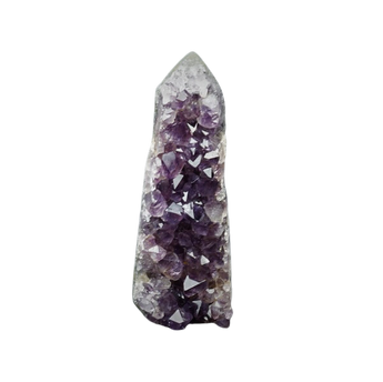 Amethyst Geode Tower (167g) Meditation & Spiritual Growth - Heavenly Crystals Online
