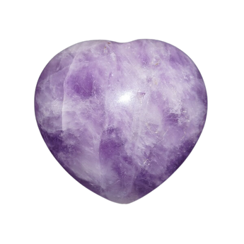 Amethyst Heart Crystal 95g - Love & Spiritual Growth - Heavenly Crystals Online