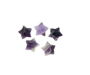 Amethyst Stars Crystal Carving - Calming Stone for Intuition & Peace - Heavenly Crystals Online