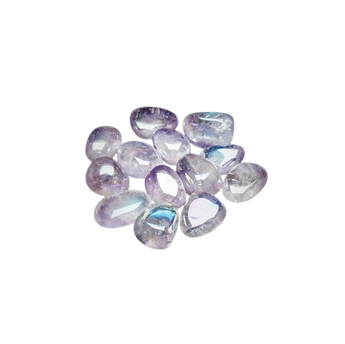Angel Aura Amethyst Quartz Tumbled Stone – Divine Light & Spiritual Awakening - Heavenly Crystals Online