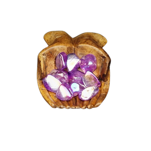 Angel Aura Amethyst Quartz Tumbled Stone – Meditation, Energy & Higher Consciousness - Heavenly Crystals Online