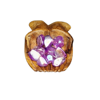 Angel Aura Amethyst Quartz Tumbled Stone – Meditation, Energy & Higher Consciousness - Heavenly Crystals Online