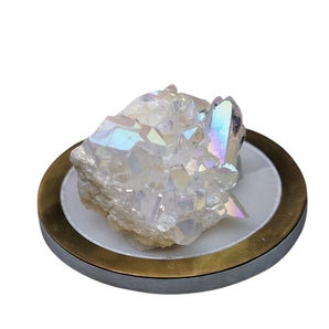 Angel Aura Quartz Cluster (188g) – Iridescent High‑Vibe Crystal for Lightwork & Spiritual Clarity - Heavenly Crystals Online