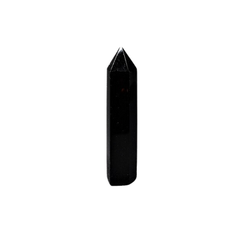 Black Obsidian Moon Phase Generator Point (120g) – Protection, Grounding & Lunar Energy Alignment - Heavenly Crystals Online