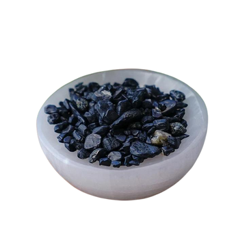 Black Tourmaline Chips (100g) Pouch for Protection & Grounding - Heavenly Crystals Online