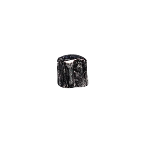 Black Tourmaline Raw Chunk with Polished Top (53g) – Protection, Grounding & Deep Energy Clearing - Heavenly Crystals Online