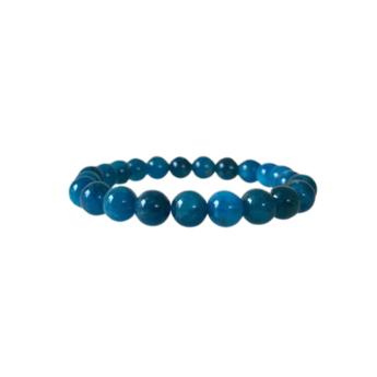 Blue Apatite Bracelet – Clarity, Motivation & Manifestation Energy - Heavenly Crystals Online