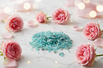 Blue Apatite Chips (100g) Pouch for Motivation & Insight - Heavenly Crystals Online