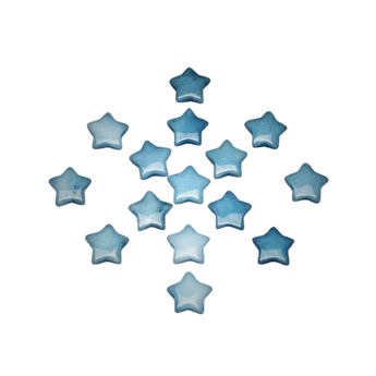 Blue Aventurine Stars for Intuition Serenity Cosmic Connection - Heavenly Crystals Online