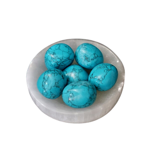 Blue Dyed Howlite Tumbled Stone – Peace, Communication & Emotional Balance - Heavenly Crystals Online