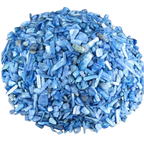 Blue Kyanite Blade Chips (100g) Pouch – Chakra Alignment, Truth & Energetic Clearing - Heavenly Crystals Online