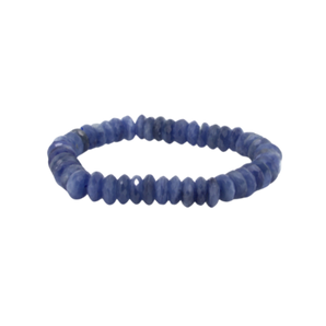 Blue Kyanite Rondelle Bracelet – Clarity, Balance & Inner Harmony - Heavenly Crystals Online