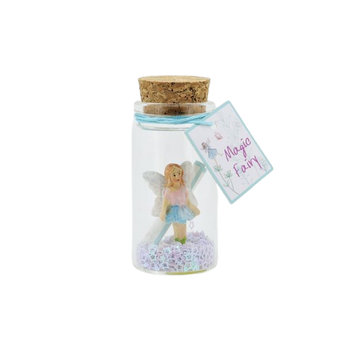 Blue Magic Fairy Wishing Jar - Heavenly Crystals Online