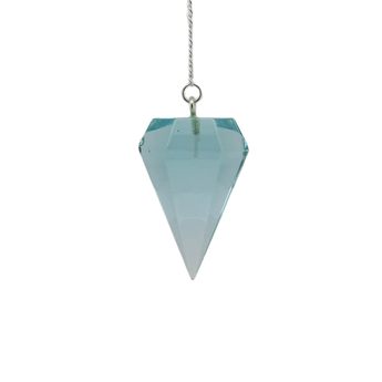 Blue Obsidian Pendulum with Velvet Pouch – Clarity, Calm & Intuition - Heavenly Crystals Online