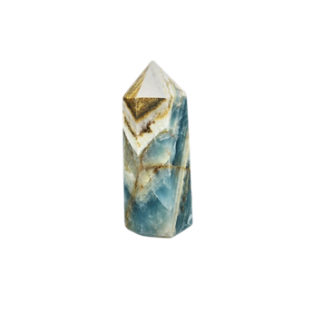 Blue Onyx Generator Point (337g) – Strength, Focus & Calming Protective Energy - Heavenly Crystals Online