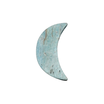 Caribbean Blue Calcite Moon - Heavenly Crystals Online