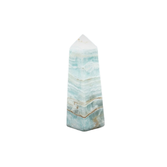 Caribbean Blue Calcite Obelisk - Heavenly Crystals Online