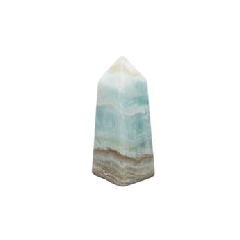 Caribbean Blue Calcite Obelisk - Heavenly Crystals Online