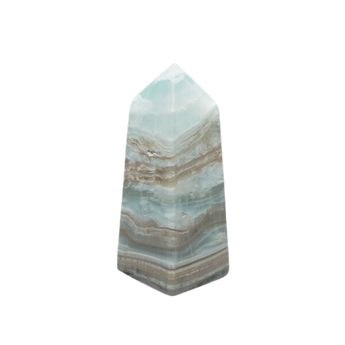 Caribbean Blue Calcite Obelisk - Heavenly Crystals Online