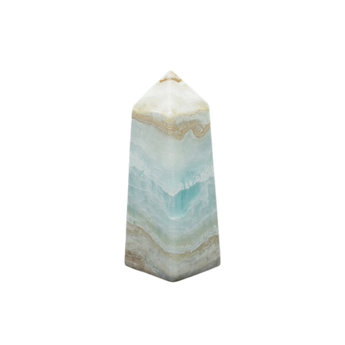 Caribbean Blue Calcite Obelisk - Heavenly Crystals Online