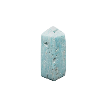 Caribbean Blue Calcite Tower - Heavenly Crystals Online