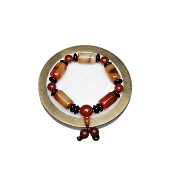 Carnelian Bracelet (12mm) Strength, Passion & Grounding - Heavenly Crystals Online