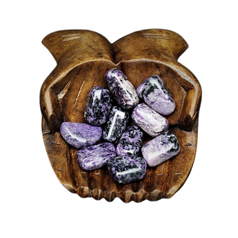 Charoite Tumbled Stone Medium - Transformation, Protection & Spiritual Growth - Heavenly Crystals Online