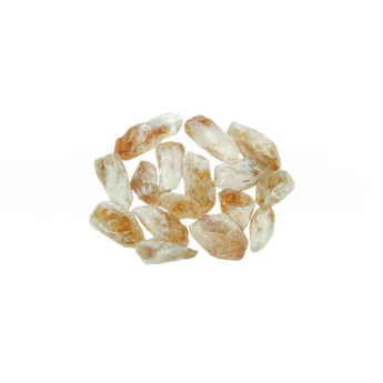 Citrine Raw Natural Gridding Point - Medium (100g) in Organza Pouch – Abundance - Heavenly Crystals Online