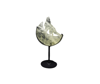Citrine Wolf on Stand (321g) – Strength, Confidence & Solar Manifestation - Heavenly Crystals Online