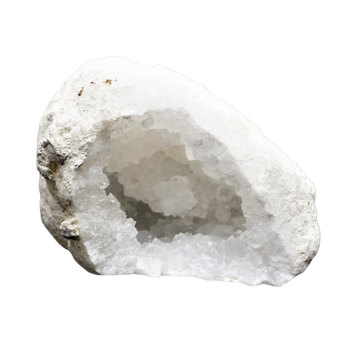 Clear Quartz Geode Cave Pair (769g) Clarity, Amplification & High‑Vibration Energy - Heavenly Crystals Online