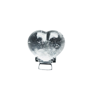 Clear Quartz Heart (82g) - Clarity, Healing & Amplifying Energy - Heavenly Crystals Online