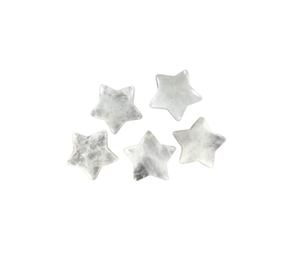 Clear Quartz Stars and Moons - Heavenly Crystals Online