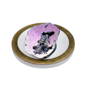 Cobalt Aura Quartz Geode (73g) High‑Vibrational, Cleansing & Intuition Crystal - Heavenly Crystals Online