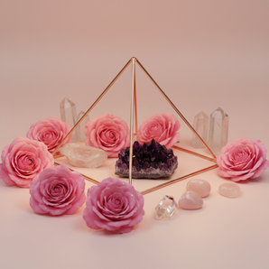 Copper Pyramid Energizer - Meditation, Manifestation & Space Clearing - Heavenly Crystals Online