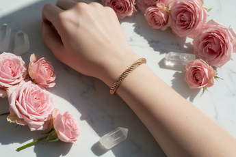 Copper Twisted Cuff Bracelet – Protection, Energy Flow & Strength - Heavenly Crystals Online