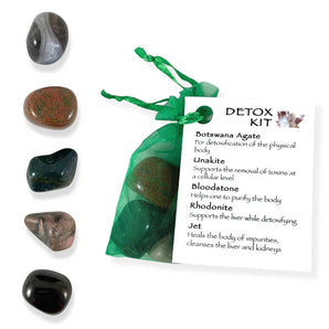 Detox Crystal Kit – Release Stagnant Energy, Clear the Aura & Restore Balance - Heavenly Crystals Online