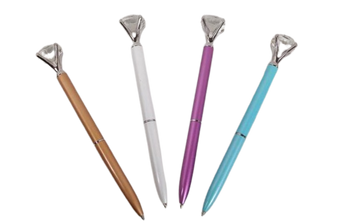 Diamond Top Ballpoint Pen - Heavenly Crystals Online