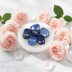 Dumortierite Tumbled Stone – Focus, Mental Clarity & Inner Strength - Heavenly Crystals Online