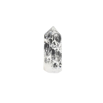 Fire & Ice Quartz Generator Point (49g) – Clarity & Amplification - Heavenly Crystals Online
